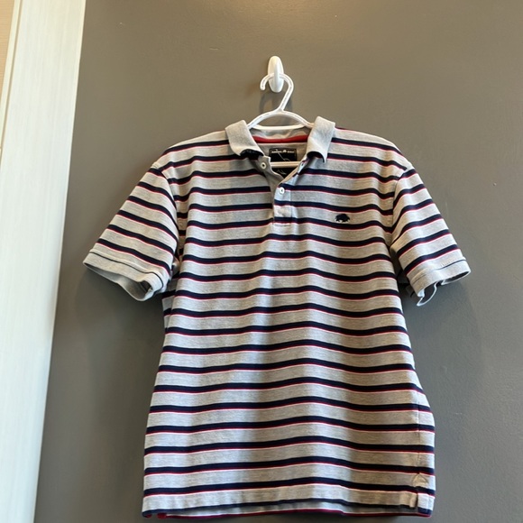 Raging Bull Gray, Blue & Red Men’s Polo Size Large - Picture 12 of 13